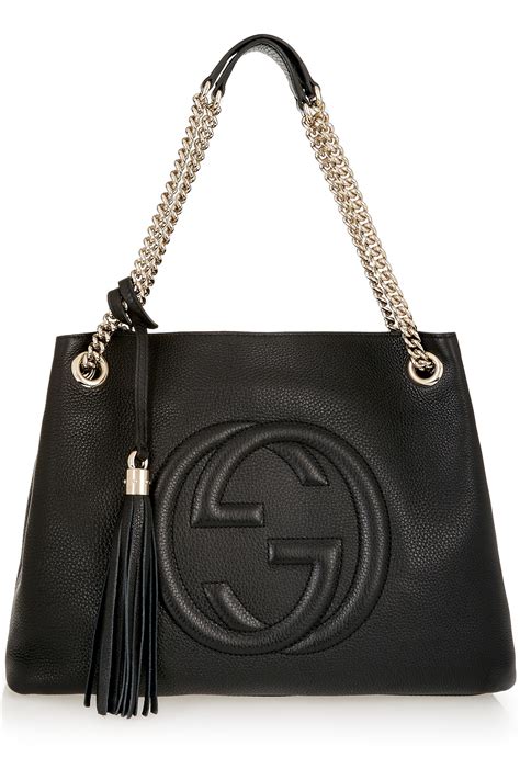 gucci pleated black purse 883313|gucci shoulder bag.